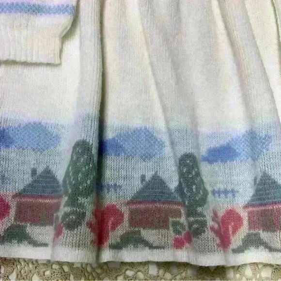 Nann Knits Vintage 1970’s Sweater Dress Size 18 Months Made in France - Picture 6 of 13